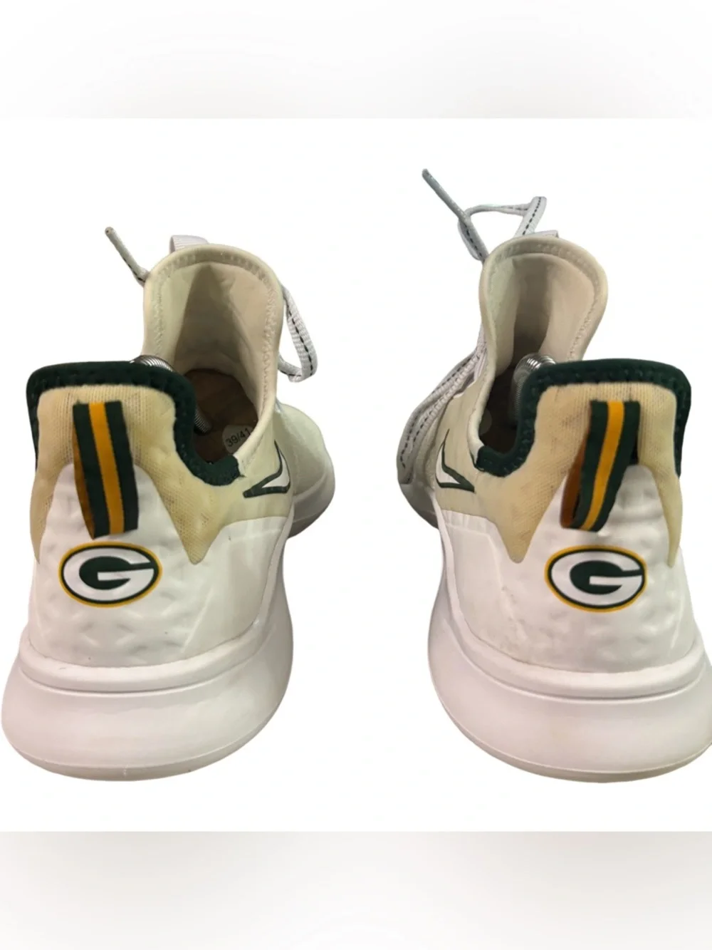 Nike Green Bay Packers  White/Green Free TR 8 Shoes Size 9